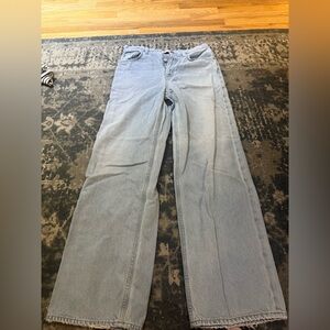 AGOLDE Light Blue Vintage Wide-Leg Jeans